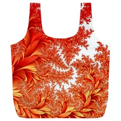 Flora Flowers Background Leaf Full Print Recycle Bag (xl) by Pakrebo