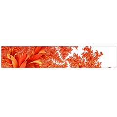 Flora Flowers Background Leaf Large Flano Scarf  by Pakrebo