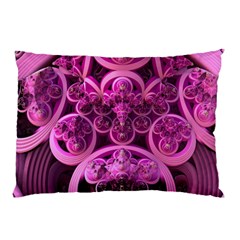 Fractal Math Geometry Visualization Pink Pillow Case (two Sides) by Pakrebo