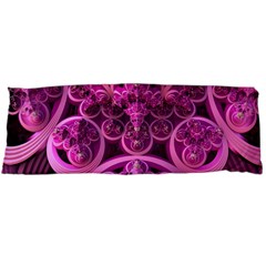 Fractal Math Geometry Visualization Pink Body Pillow Case (dakimakura) by Pakrebo