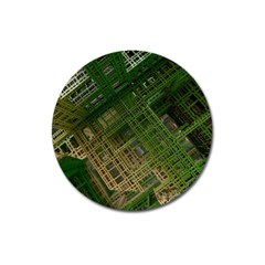 City Forward Urban Planning Magnet 3  (round) by Pakrebo