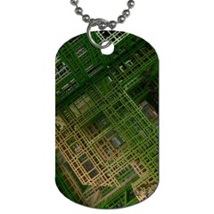 City Forward Urban Planning Dog Tag (one Side) by Pakrebo