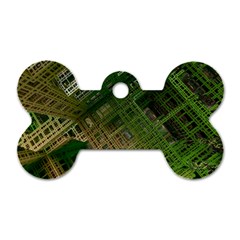 City Forward Urban Planning Dog Tag Bone (two Sides) by Pakrebo