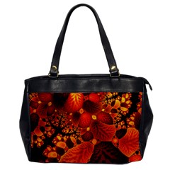 Leaf Autumn Nature Background Oversize Office Handbag by Pakrebo