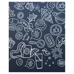 Internet Planets Drinks Computers Drawstring Bag (small) by Pakrebo