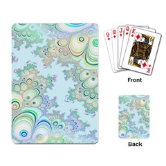 Pattern Background Floral Fractal Playing Cards Single Design (rectangle) by Pakrebo