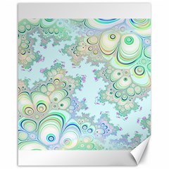 Pattern Background Floral Fractal Canvas 16  X 20  by Pakrebo