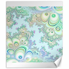 Pattern Background Floral Fractal Canvas 20  X 24  by Pakrebo