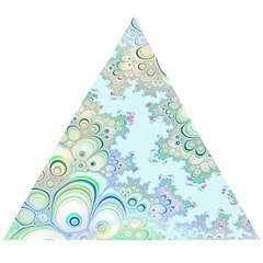 Pattern Background Floral Fractal Wooden Puzzle Triangle