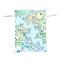 Pattern Background Floral Fractal Lightweight Drawstring Pouch (m)