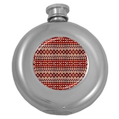 Navajo 2 Round Hip Flask (5 Oz) by ArtworkByPatrick