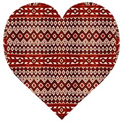 Navajo 2 Wooden Puzzle Heart