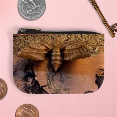 Night Moth Mini Coin Purse by Riverwoman