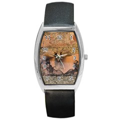 Night Moth Barrel Style Metal Watch by Riverwoman