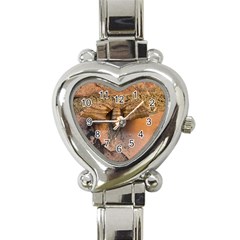 Night Moth Heart Italian Charm Watch by Riverwoman