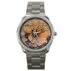 Night Moth Sport Metal Watch by Riverwoman