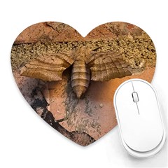 Night Moth Heart Mousepads by Riverwoman