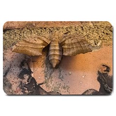 Night Moth Large Doormat  by Riverwoman