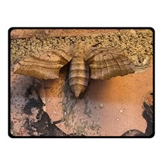 Night Moth Fleece Blanket (small) by Riverwoman