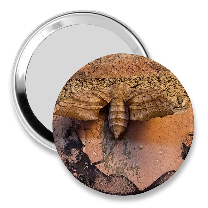 Night moth 3  Handbag Mirrors