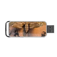 Night Moth Portable Usb Flash (two Sides) by Riverwoman