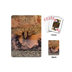 Night Moth Playing Cards Single Design (mini) by Riverwoman