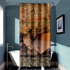 Night Moth Shower Curtain 36  X 72  (stall)  by Riverwoman