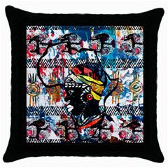 Image 01 Throw Pillow Case (black) by TajahOlsonDesigns