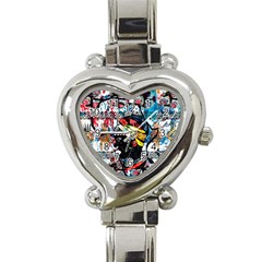 Image 01 Heart Italian Charm Watch