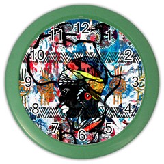 Image 01 Color Wall Clock by TajahOlsonDesigns