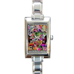 Image 2 Rectangle Italian Charm Watch