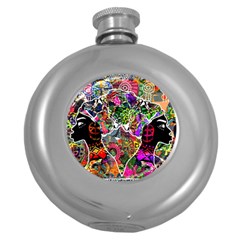 Image 2 Round Hip Flask (5 Oz) by TajahOlsonDesigns