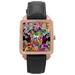 Image 2 Rose Gold Leather Watch 