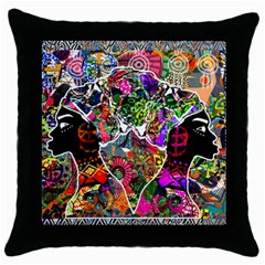 Image 2 Throw Pillow Case (black) by TajahOlsonDesigns