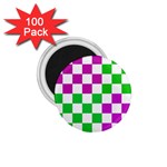 Checkerboard Again 1 1.75  Magnets (100 pack)  Front