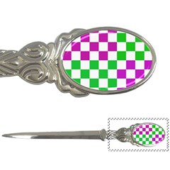 Checkerboard Again 1 Letter Opener by impacteesstreetwearseven