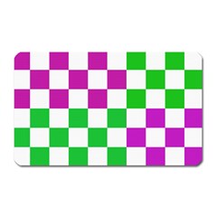 Checkerboard Again 1 Magnet (rectangular) by impacteesstreetwearseven