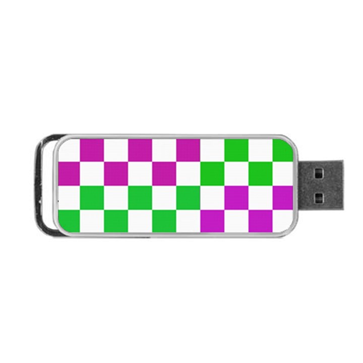 Checkerboard Again 1 Portable USB Flash (One Side)