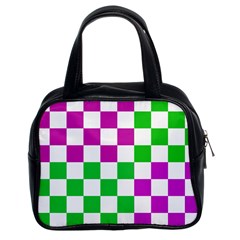 Checkerboard Again 1 Classic Handbag (two Sides) by impacteesstreetwearseven