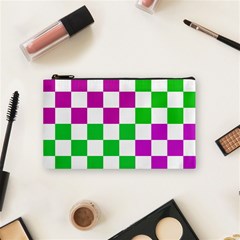 Checkerboard Again 1 Cosmetic Bag (small) by impacteesstreetwearseven