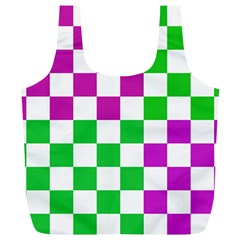 Checkerboard Again 1 Full Print Recycle Bag (xl) by impacteesstreetwearseven