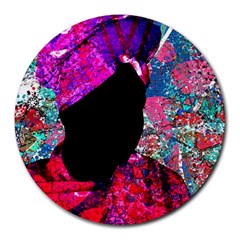 Pattern 4 Round Mousepads by TajahOlsonDesigns