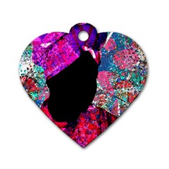 Pattern 4 Dog Tag Heart (one Side) by TajahOlsonDesigns