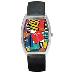 Design 9 Barrel Style Metal Watch by TajahOlsonDesigns