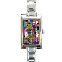 Image 8 Rectangle Italian Charm Watch by TajahOlsonDesigns