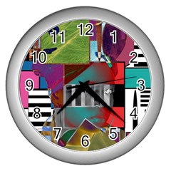 Image 8 Wall Clock (silver) by TajahOlsonDesigns