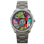 Image 8 Sport Metal Watch Front