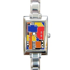 Tajah Olson Designs Rectangle Italian Charm Watch by TajahOlsonDesigns