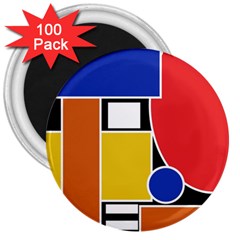 Tajah Olson Designs 3  Magnets (100 Pack) by TajahOlsonDesigns