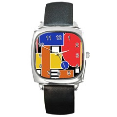 Tajah Olson Designs Square Metal Watch